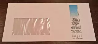 Конверт. Отель Кодру в Кишиневе (Молдавия) 2001