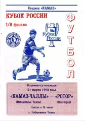 КАМАЗ - Ротор 1998. Кубок России