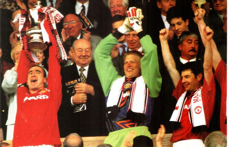 1996/97. Манчестер Юнайтед. Клубная открытка.