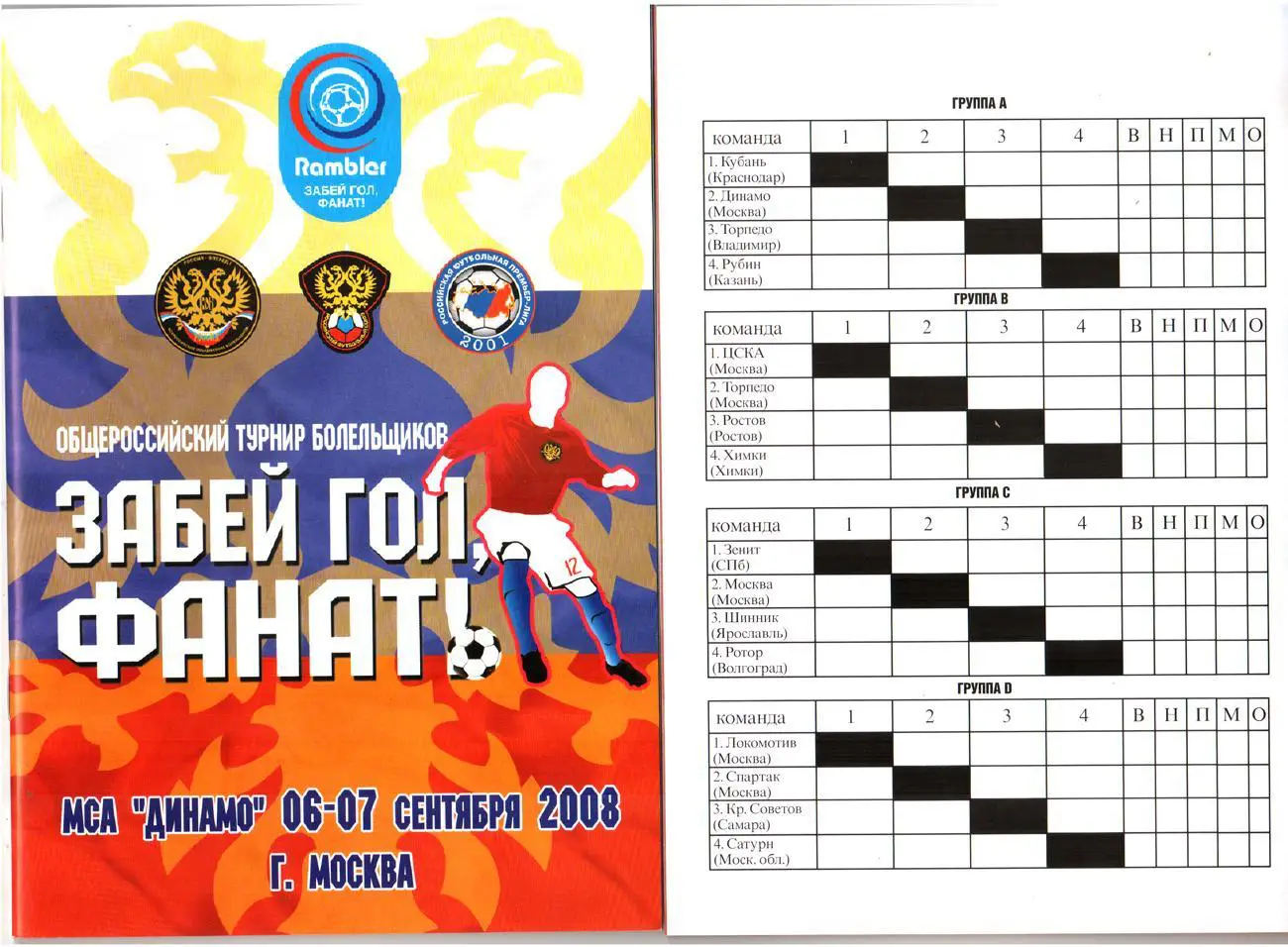 Забей гол, фанат 2008