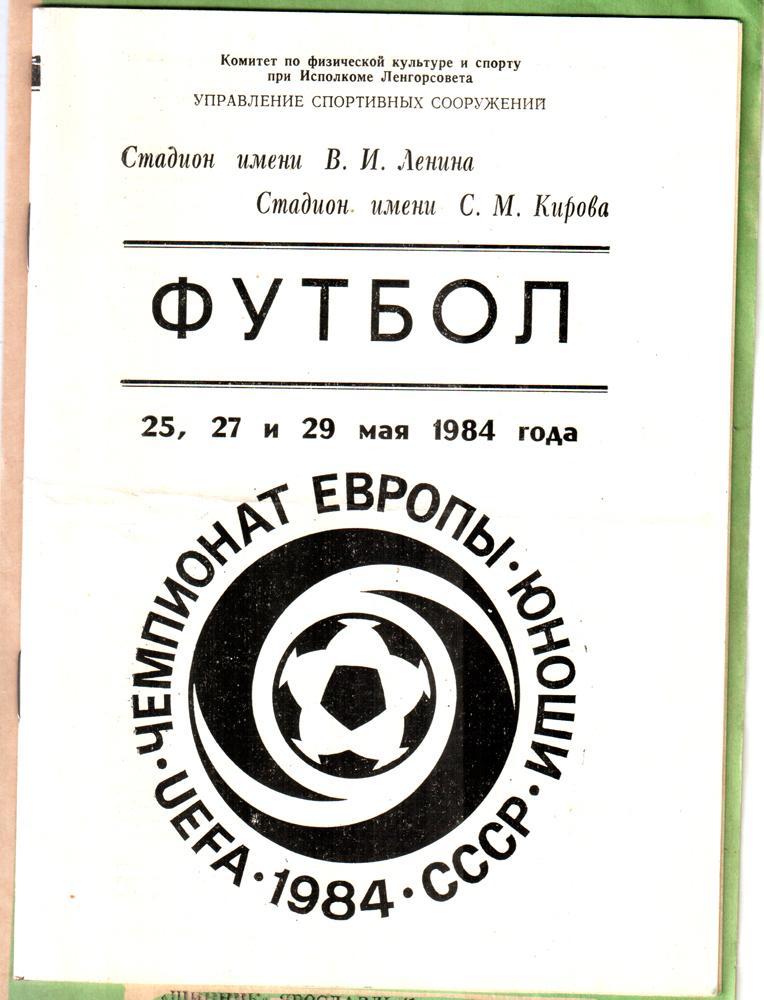 Чемпионат Европы Юноши U-18 Групповой турнир Ленинград 1984