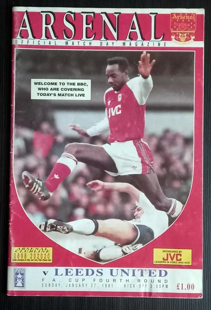Арсенал Лондон - Лидс Юнайтед. 1991. Кубок Англии