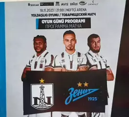 Нефтчи Баку - Зенит Санкт-Петербург 2023