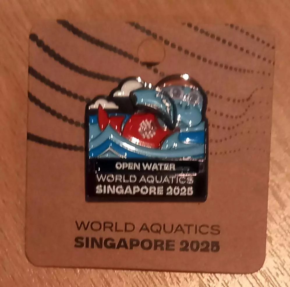 Знак. Чемпионат мира по водным видам спорта 2025. Сингапур