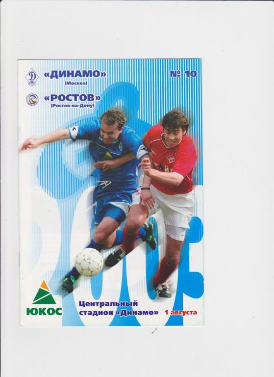 Динамо М-Ростов 2003г