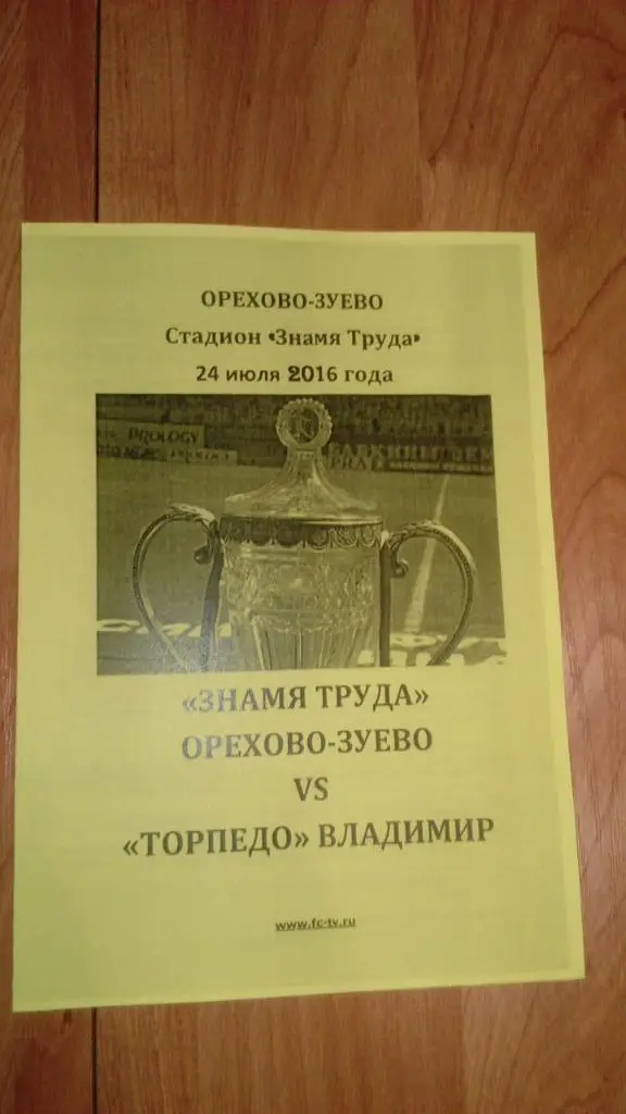 Знамя.труда - Торпедо.Владимир.2016