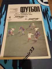 Торпедо Москва - Спартак Москва 1987