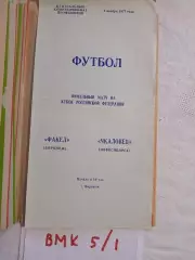Факел Воронеж - Чкаловец Новосибирск 1977 Финал Кубка РСФСР