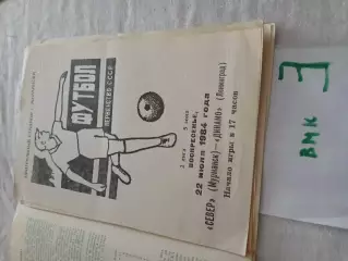 Север Мурманск- Динамо Ленинград 1984