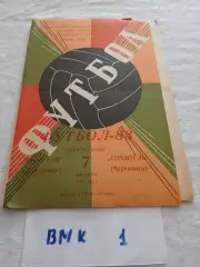 Спартак Кострома - Строитель Череповец 1983