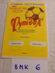 Ростсельмаш Ростов-на-Дону 1983 первый круг