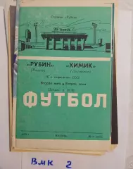 Рубин Казань - Химик Дзержинск 1984