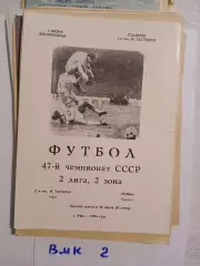 Гастелло Уфа - Рубин Казань 1984