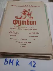 Звезда Пермь - Дружба Йошкар-Ола1978