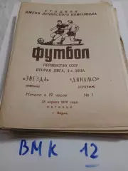 Звезда Пермь - Динамо Сухуми 1978