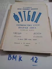 Звезда Пермь - Волга Горький 1980