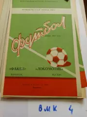 Факел Воронеж - Локомотив Москва 1981