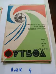 Ротор Волгоград - Ростсельмаш Ростов-на-Дону 1981