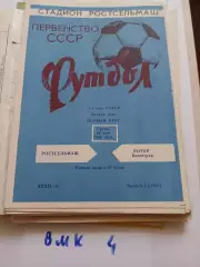 Ростсельмаш Ростов-на-Дону - Ротор Волгоград 1981