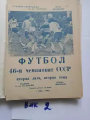 СК имени Гастелло Уфа - Сталь Чебоксары 1983
