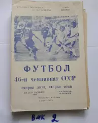 Гастелло Уфа - Локомотив Челябинск 1983