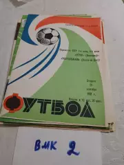Ростсельмаш Ростов-на-Дону - Ротор Волгоград 1981 программа