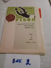 Ротор Волгоград - Авангард Курск 1981 программа