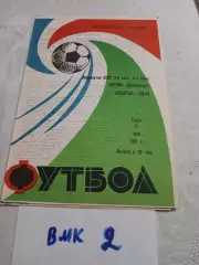 Ротор Волгоград - Спартак Орел 1981 программа