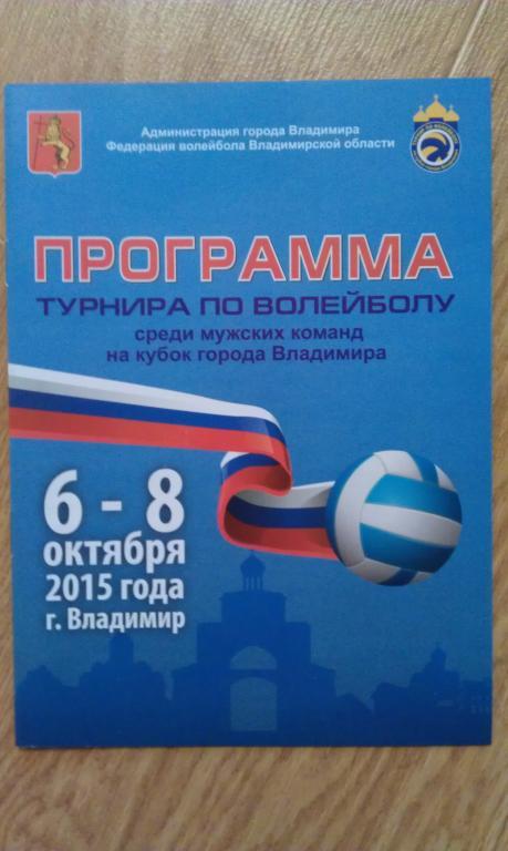 Волейбол. Кубок города Владимира - 2015. Владимир, Красногорск, Калуга, Москва