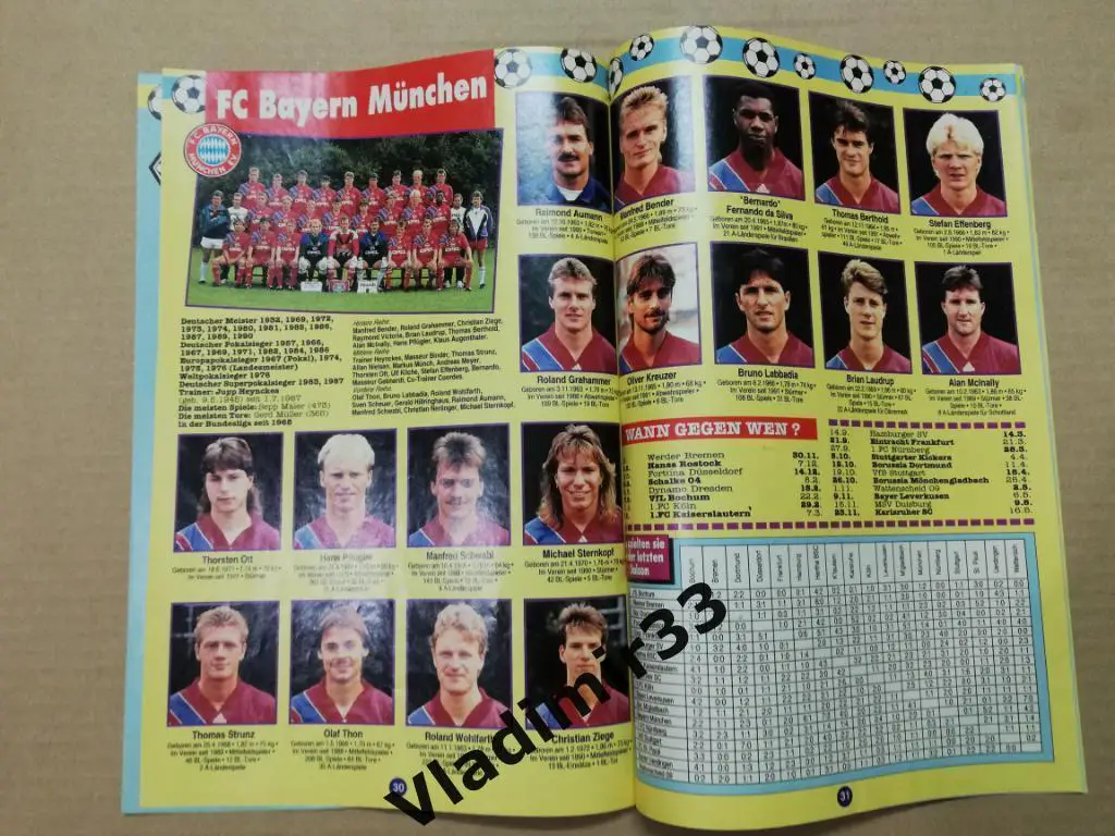 Раритет. Бундеслига 1991-1992. 1