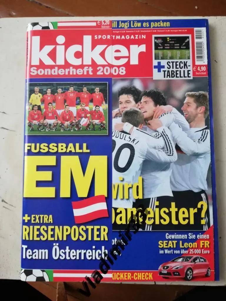 Чемпионат Европы 2008. Спецвыпуск Киккера. Россия, Германия