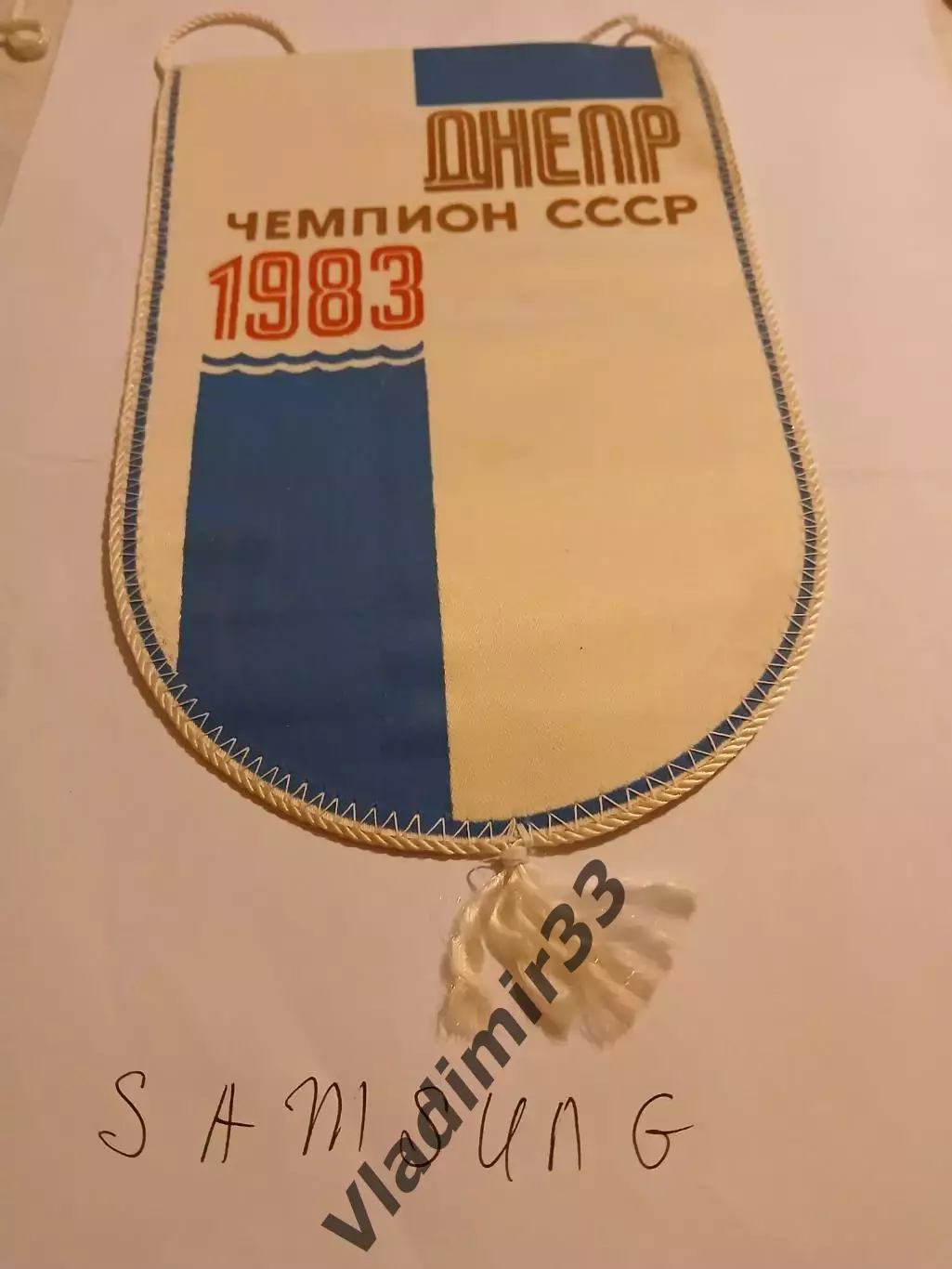 Вымпел Днепр Днепропетровск, чемпион СССР 1983