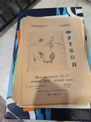 Гастелло Уфа - Звезда Пермь 1982