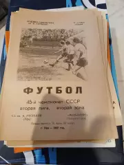Гастелло Уфа - Металлург Магнитогорск - 1982