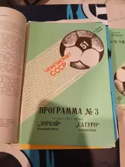 Зоркий Красногорск - Сатурн Раменское 1988