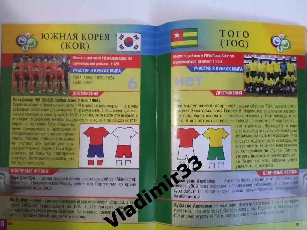 Чемпионат мира по футболу 2006. Карманный формат. 100 страниц 1