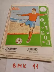 Таврия Симферополь - Шинник Ярославль 1982