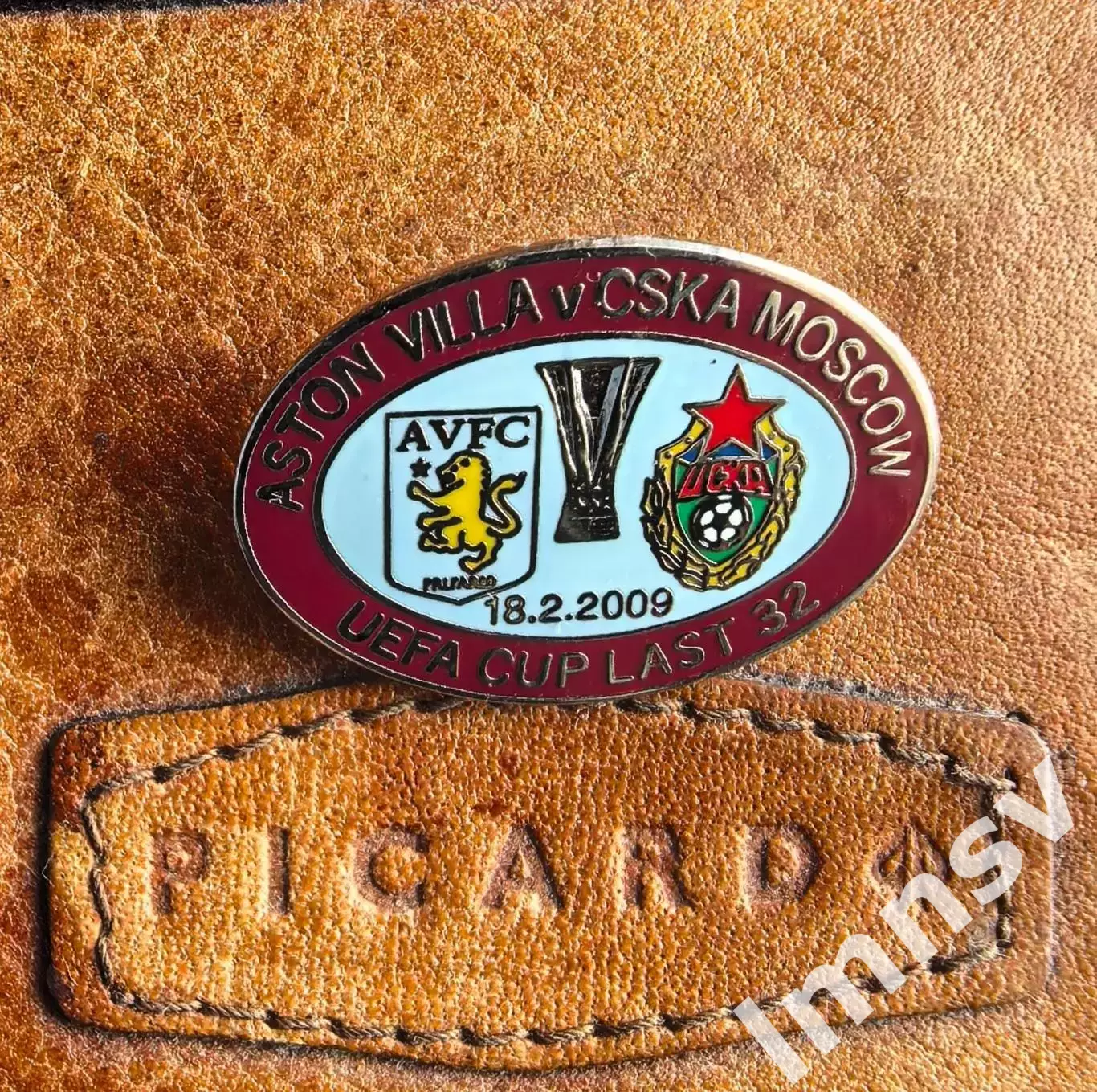 Антон Вилла - ЦСКА Кубок УЕФА 2009 г. из Англии тип 1