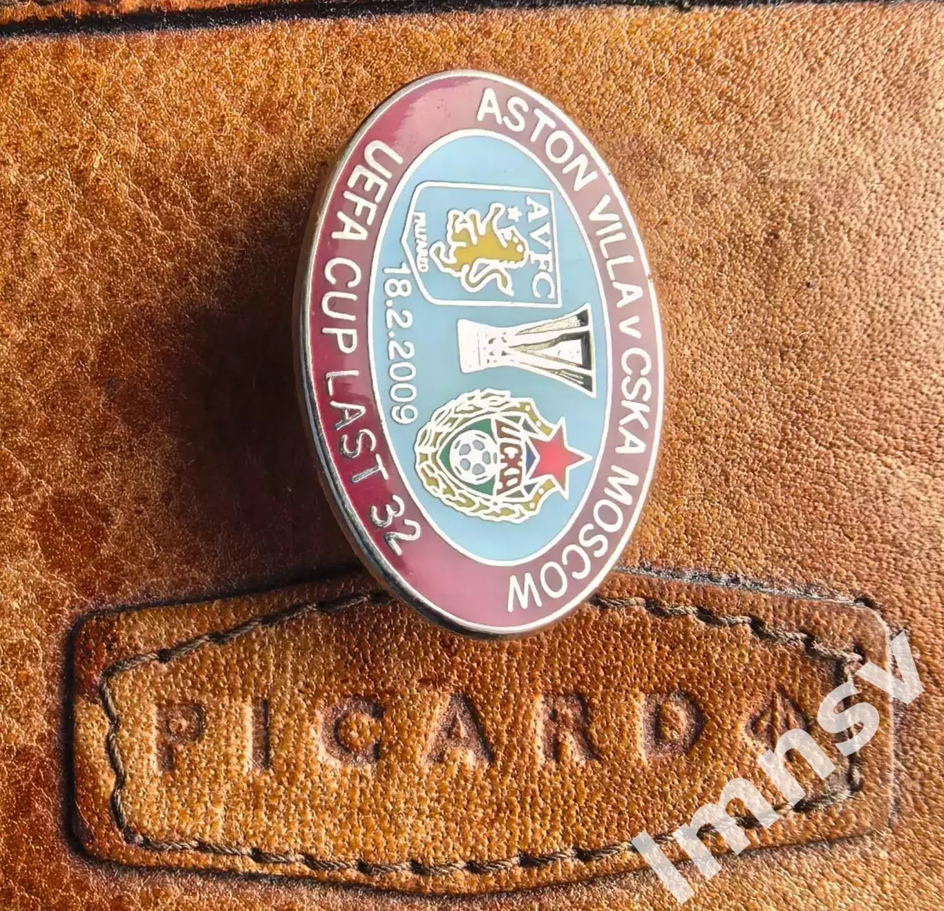 Антон Вилла - ЦСКА Кубок УЕФА 2009 г. из Англии тип 1 1