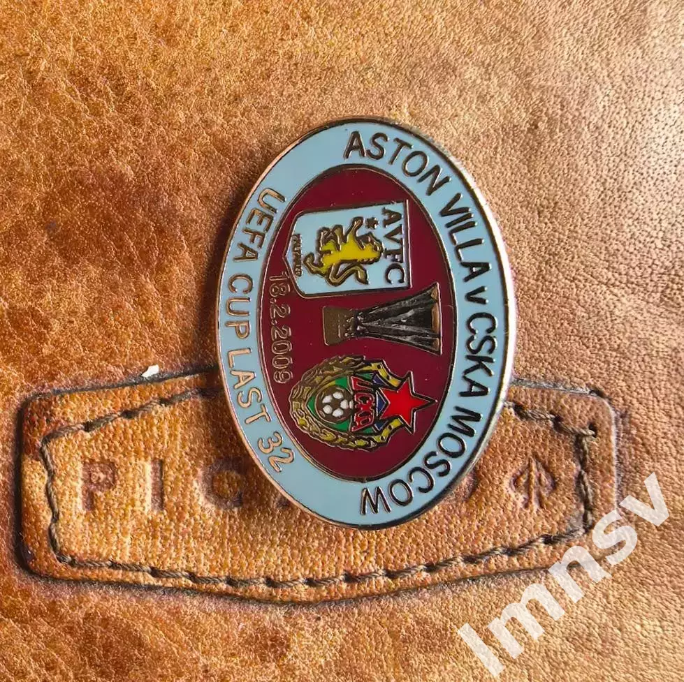 Астон Вилла - ЦСКА Кубок УЕФА 2009 г. из Англии тип 2 1