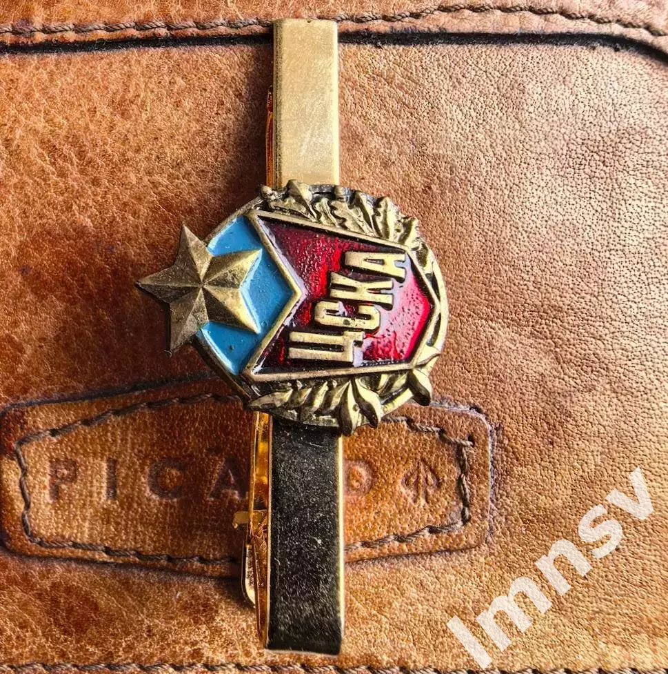 ЦСКА заколка на галстук начало 90х годов официальная 3