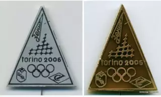 ЦСКА Зенит Спартак Олимпиада 2006 Торино (два знака)