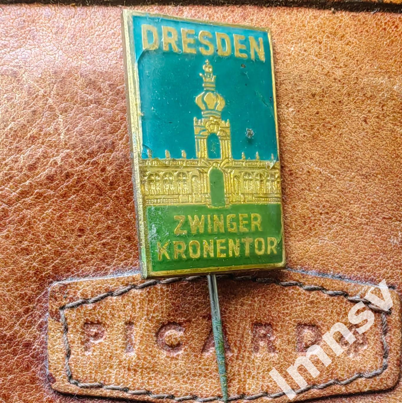 Dresden zwinger kronentor Дрезден замок ГДР