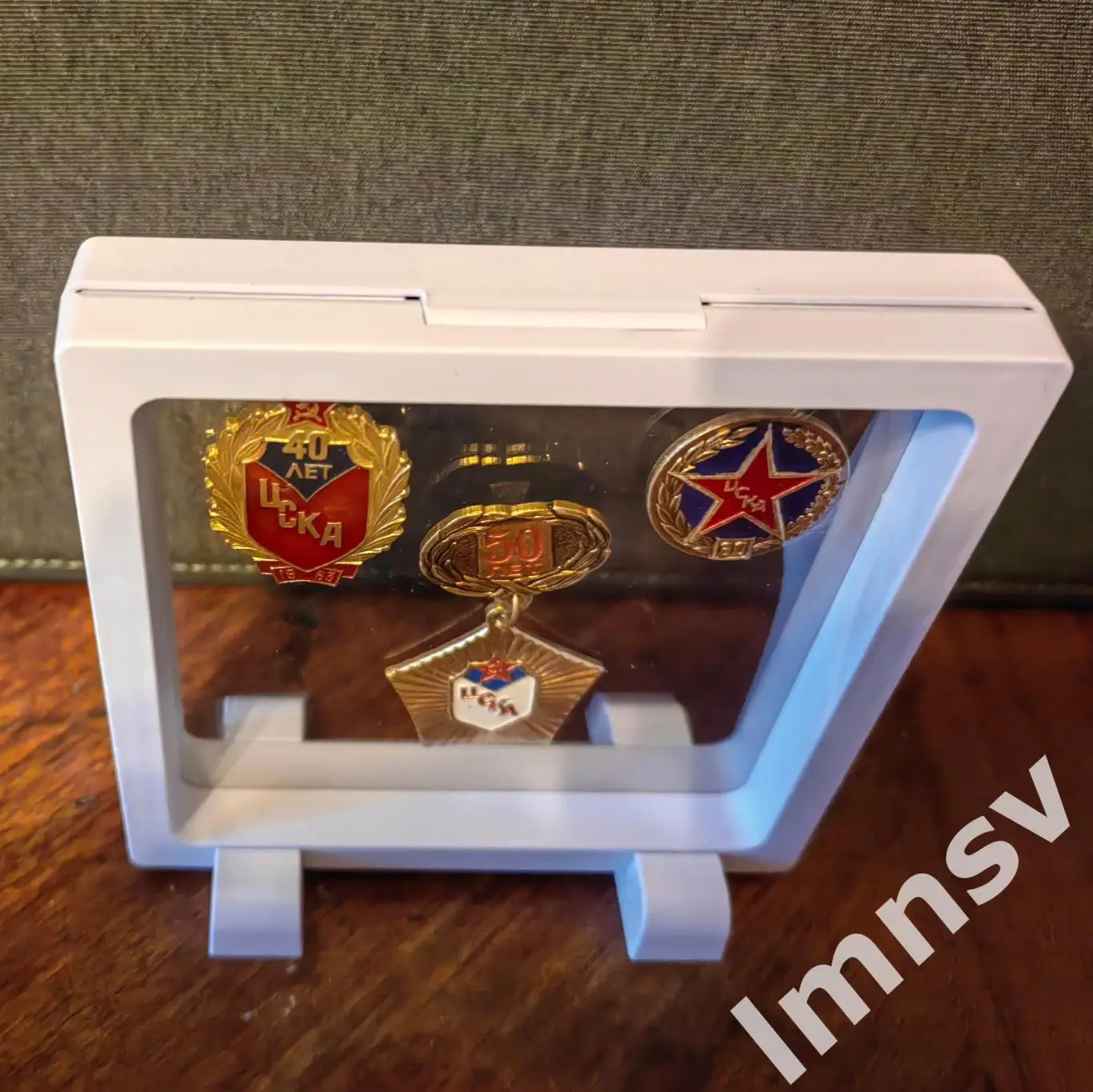 Цска 40, 50, 60 лет подарочный набор значков СССР 3