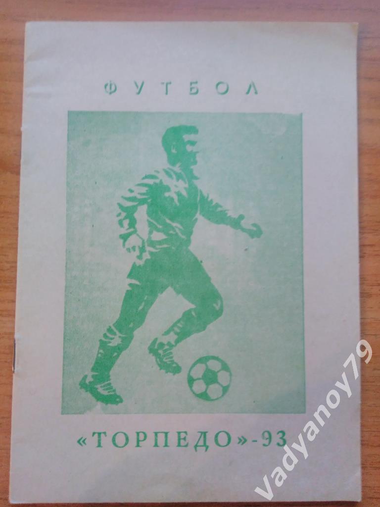 Футбол. 1993. Торпедо (Павлово-на-Оке)