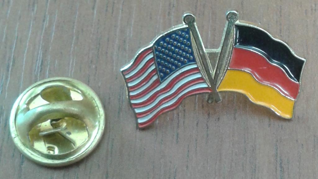 Значок Флаги США Германия
