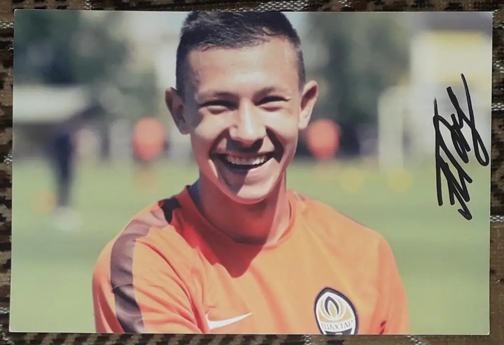 Автограф Андрей Борячук (Шахтер, ФК Мариуполь)