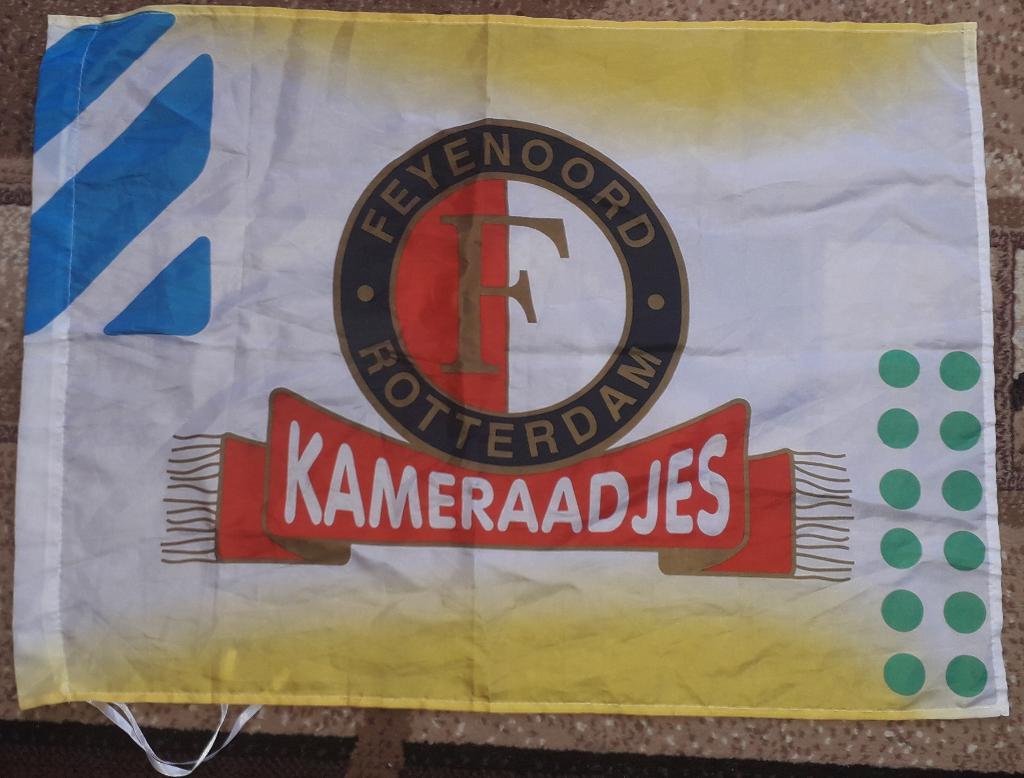 Флаг Фейеноорд Роттердам Голландия. 49х69 см