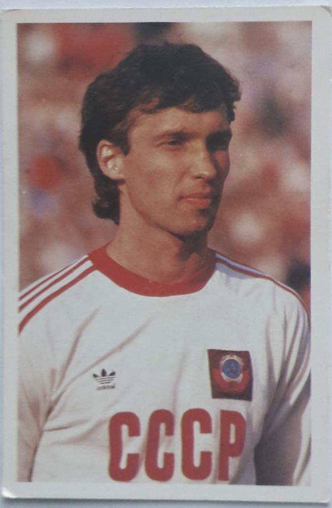 Календарик Олег Протасов Динамо Киев 1990