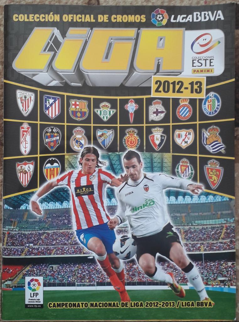 Альбом для накелейок Panini. Campeonato National de Liga 2012-2013/Liga BBVA